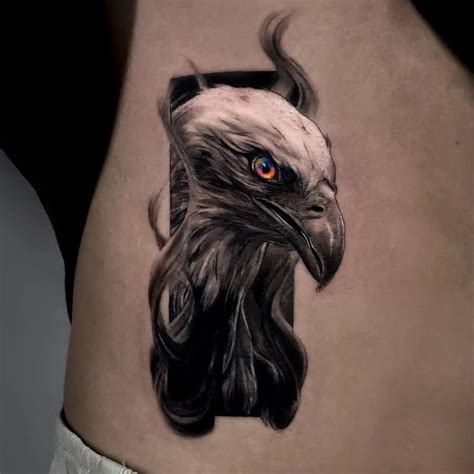 diving eagle tattoo